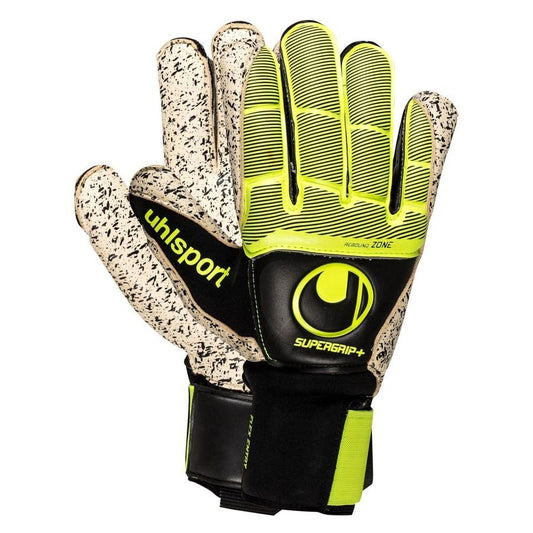 Uhlsport Goalkeeper Gloves Supergrip+ Flex Frame Carbon - ['Yellow']